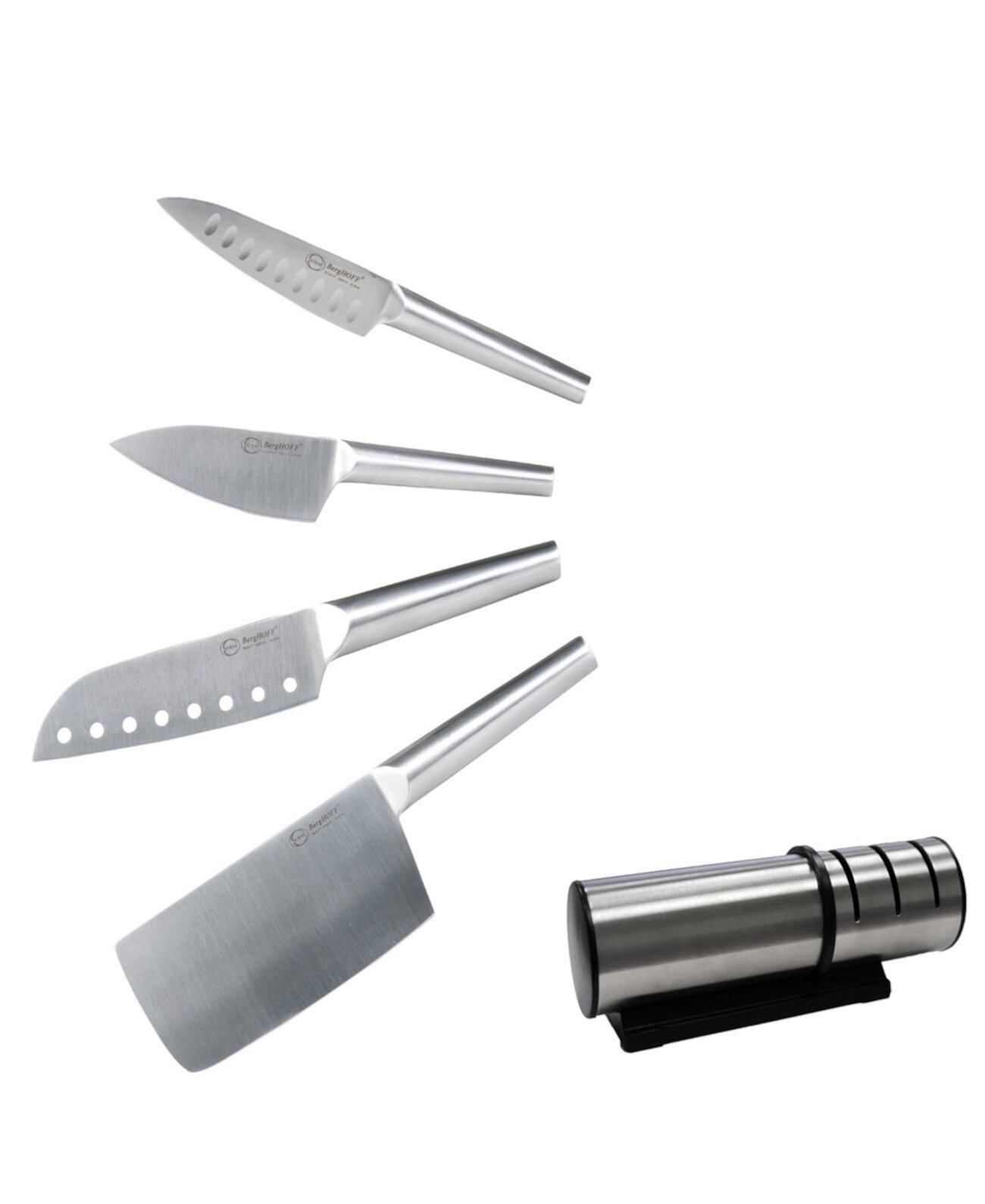 5 шт. Набор столовых приборов с точилкой для ножей BergHOFF