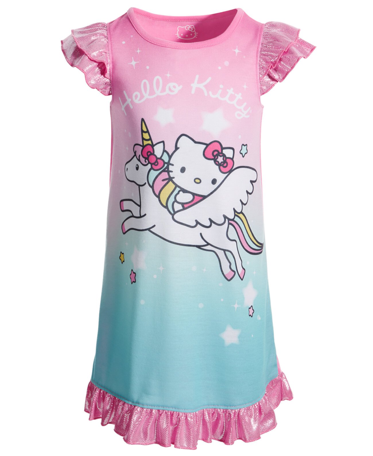 Toddler Girls Shimmer Nightgown Hello Kitty