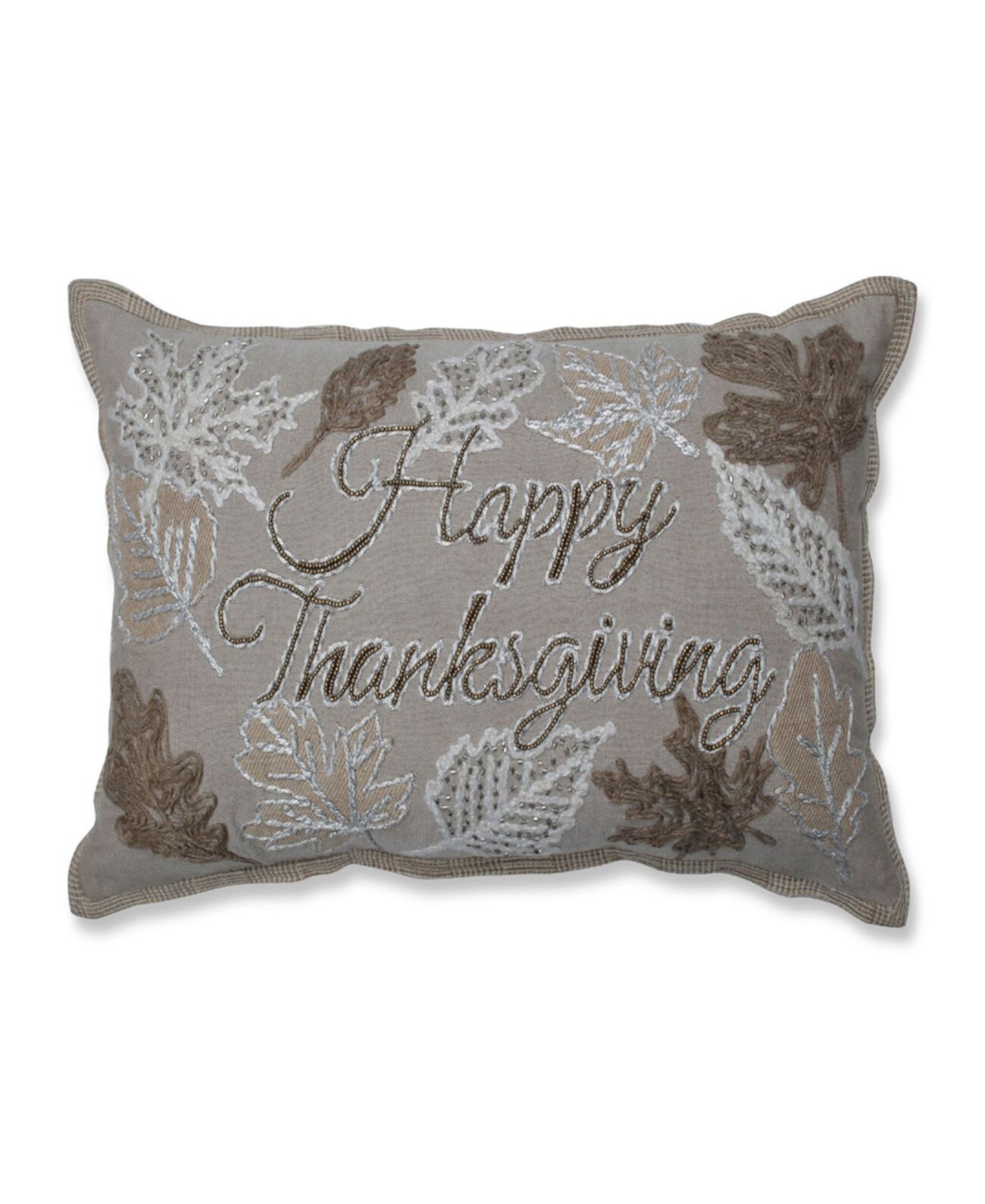 Декоративная подушка из бисера с Днем Благодарения Pillow Perfect