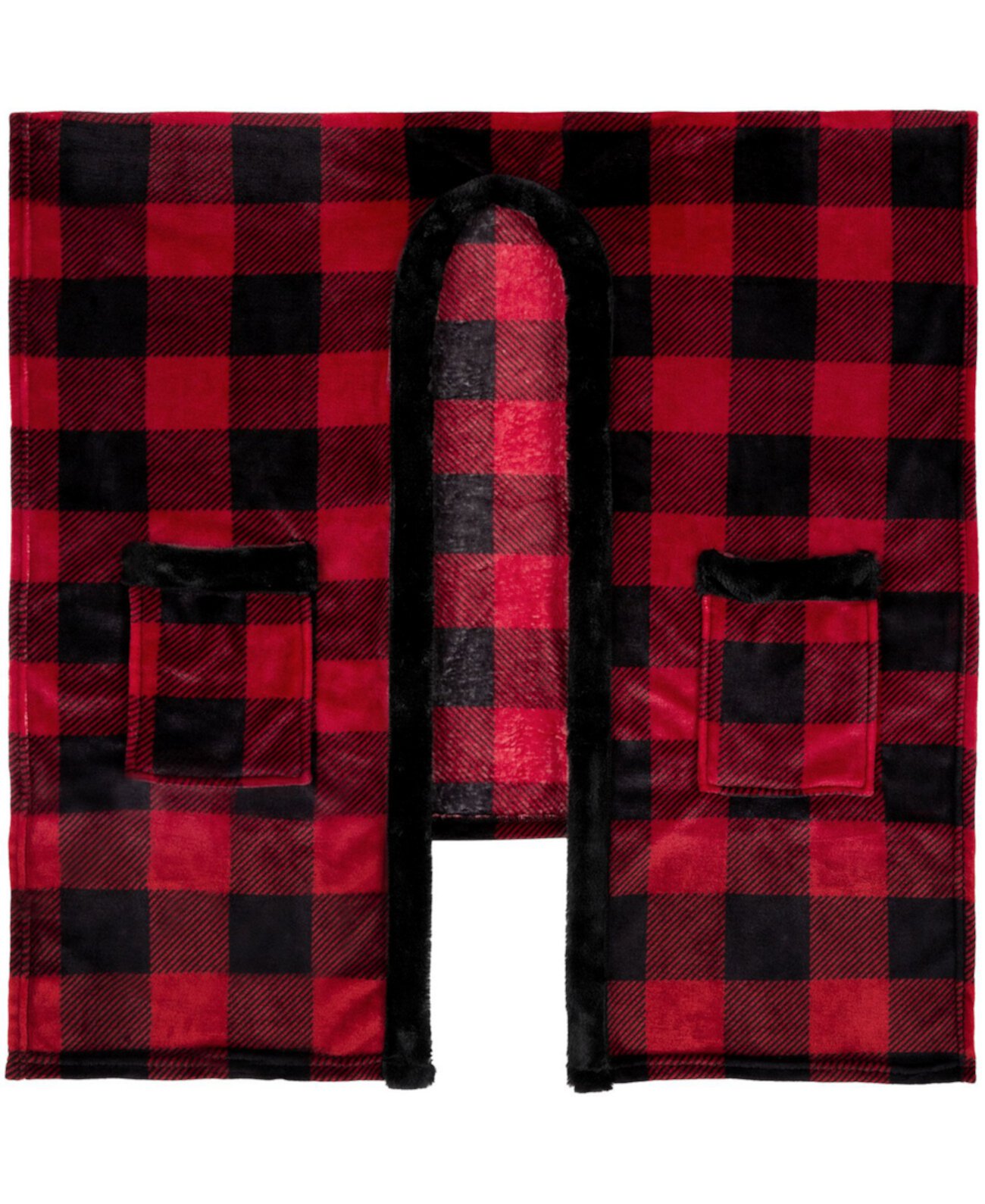 Inc Knit Tranquility Plaid Throw Safdie & Co.