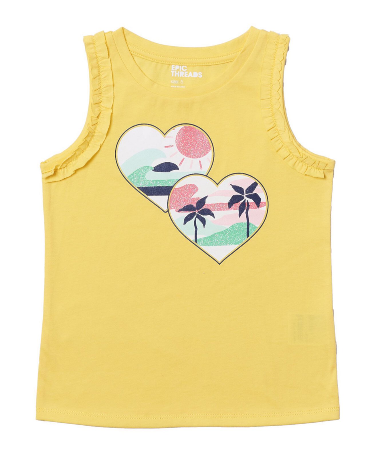 Little Girls Graphic Tank Top Epic Threads