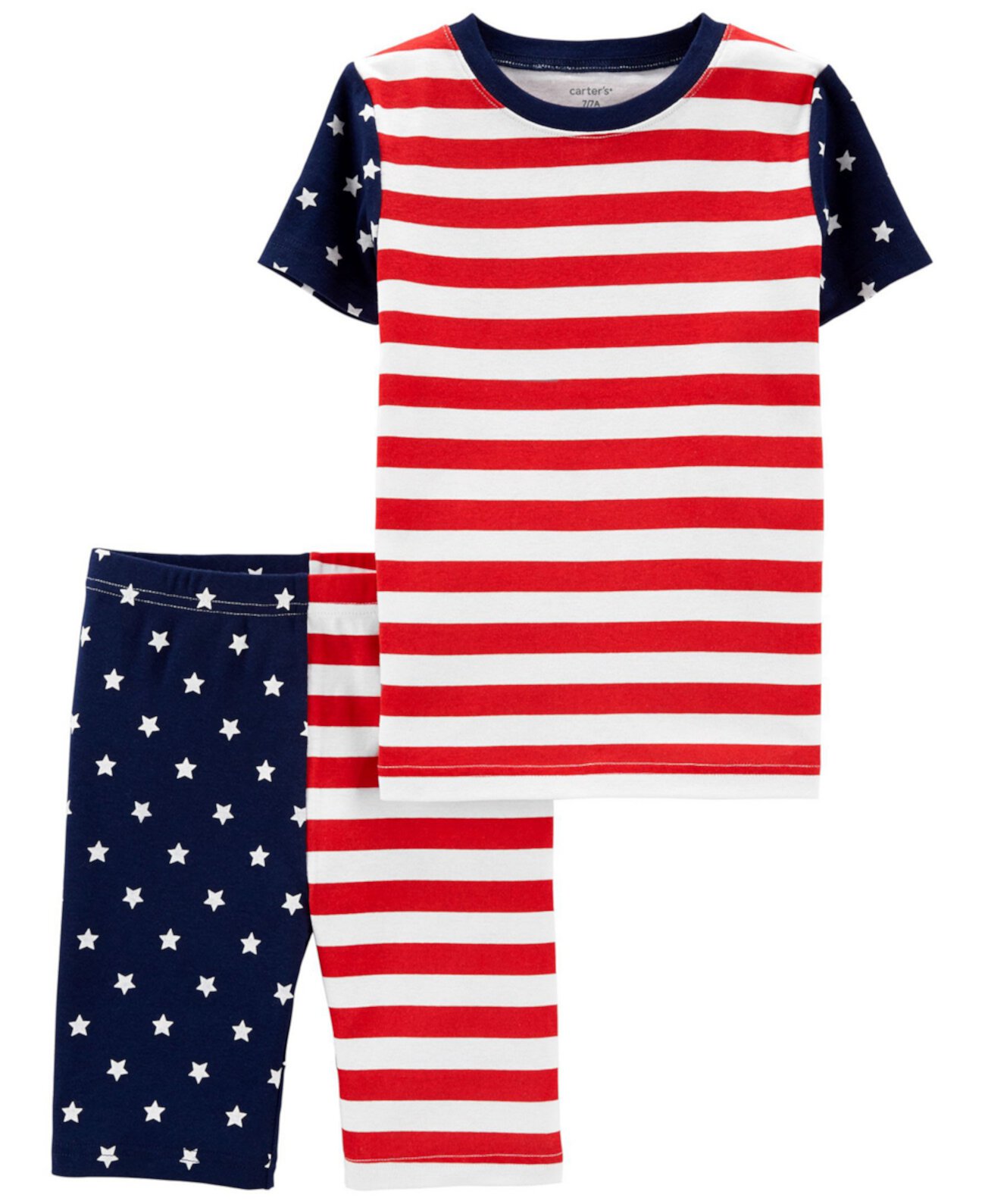 Пижама Snug Fit для мальчиков и девочек 4 июля, комплект из 2 предметов Carter's
