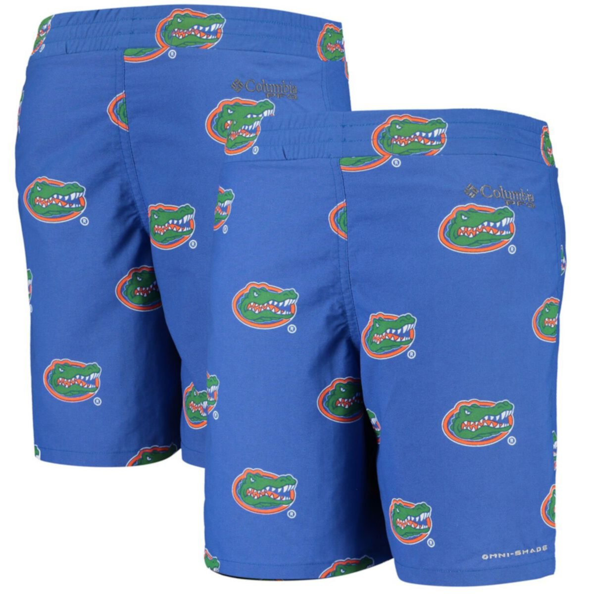 Спортивные шорты Columbia Для мальчиков Royal Florida Gators Backcast Printed Omni-Shade Columbia