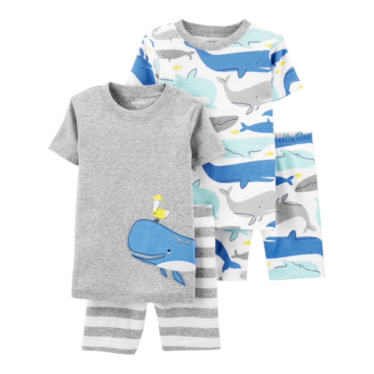 Заказать Детские пижамы Baby Boy Carter's 4 Piece Whale Pajama Set ...