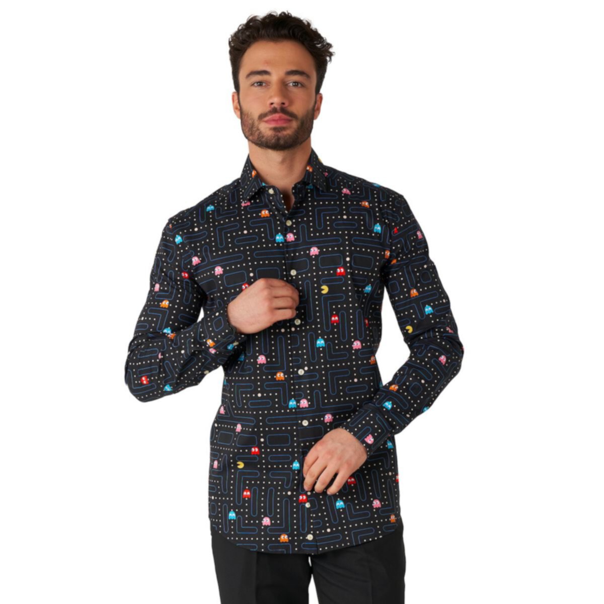 Мужская Футболка OppoSuits Character Button-Down OppoSuits