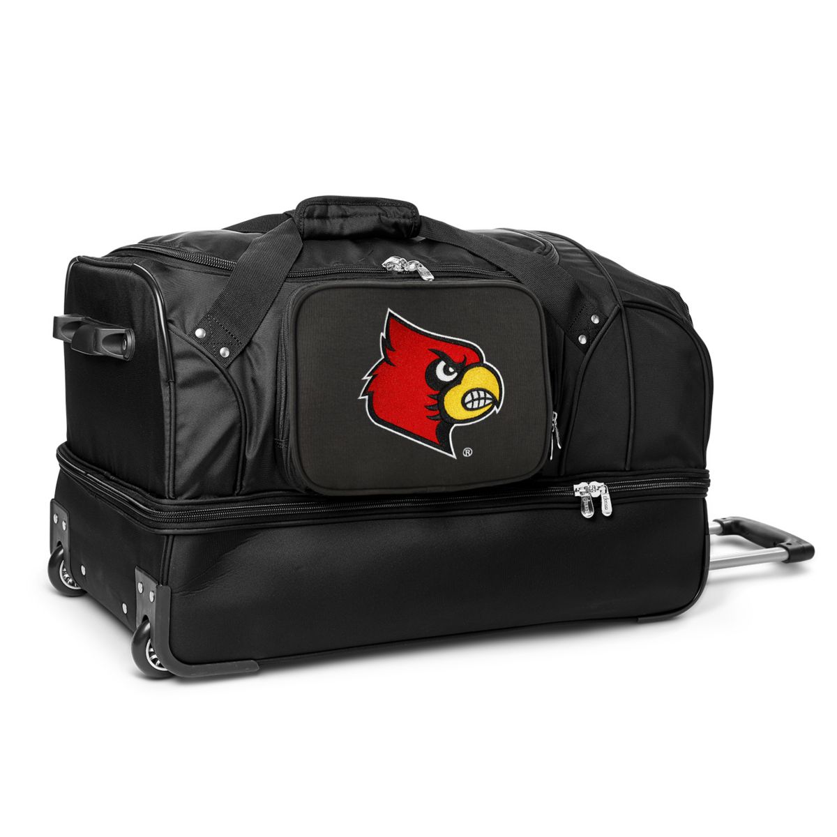 27-дюймовая спортивная сумка Louisville Cardinals на колесиках Denco