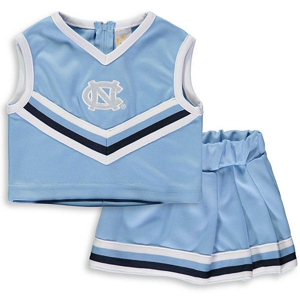 Детский чирлидинг-костюм Carolina Blue North Carolina Tar Heels из двух частей, 100% полиэстер Unbranded