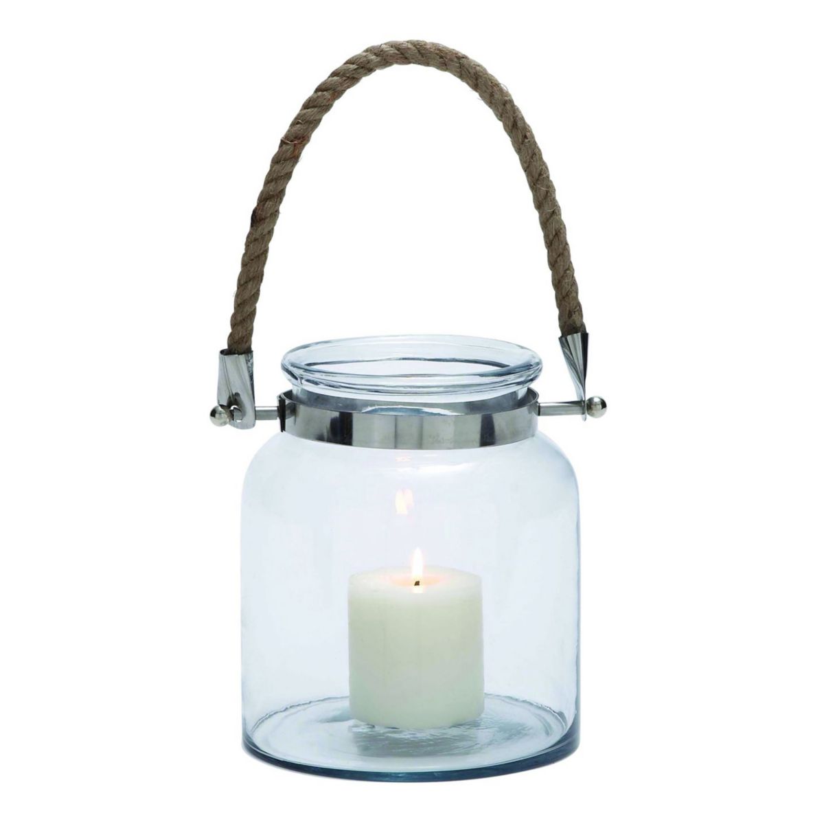 Rope Handle Candle Lantern Stella & Eve