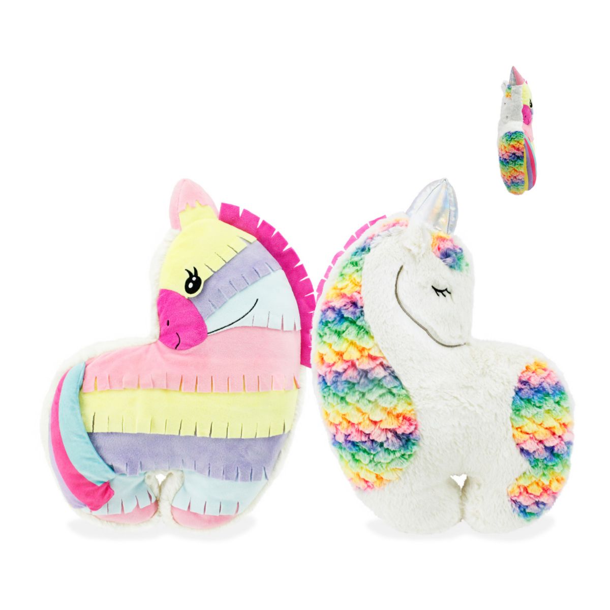 Приключения животных Мягкая посадка Backflips Unicorn / Pinata 2-in-1 Двусторонний плюшевый персонаж Animal Adventure