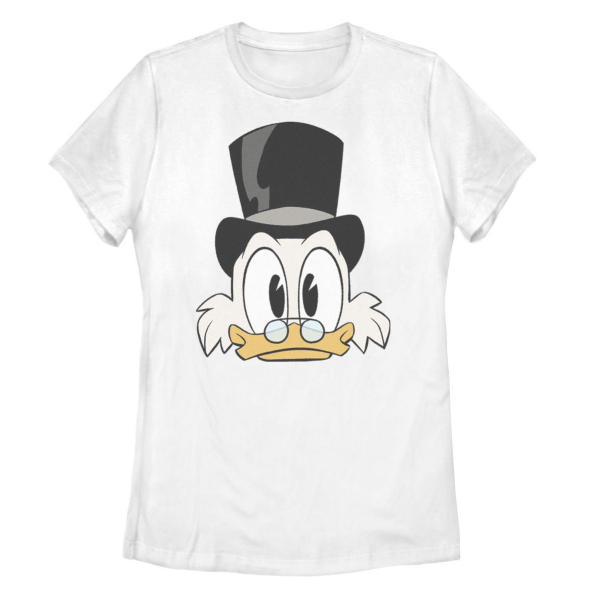 Футболка Disney's DuckTales с большим лицом Scrooge McDuck и графическим рисунком Juniors Licensed Character