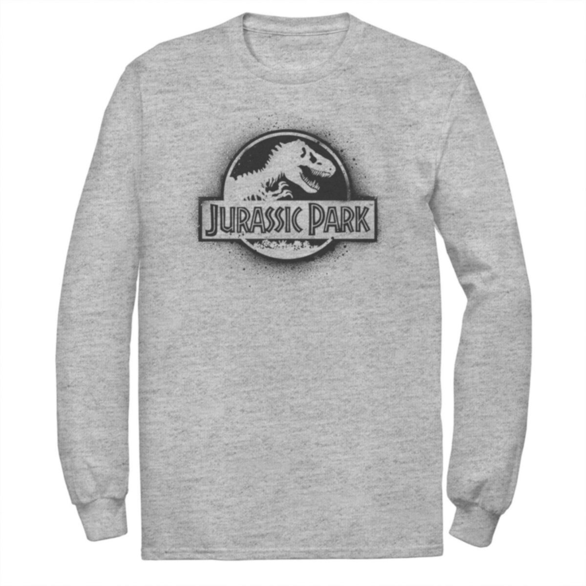Мужская футболка Jurassic Park All White с трафаретной краской и логотипом из фильма Jurassic World