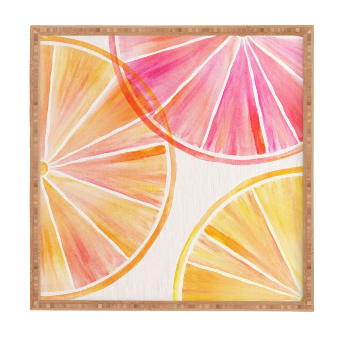 Society6 Framed Wall Art - Summer Citrus Party by Modern Tropical Society6