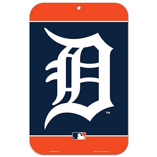 Пластиковая табличка Detroit Tigers, 28 x 43 см, 100% пластик, односторонний дизайн, для подвешивания Wincraft