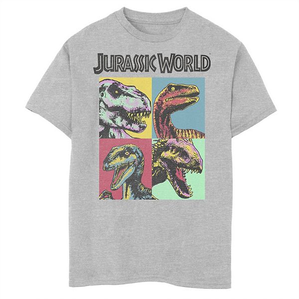 Детская Футболка Jurassic World Dinosaur Pop Art Box Up Jurassic World