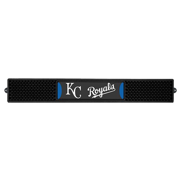 Виниловый коврик для напитков Kansas City Royals, 8 см x 61 см, прочный и легко очищаемый Fanmats