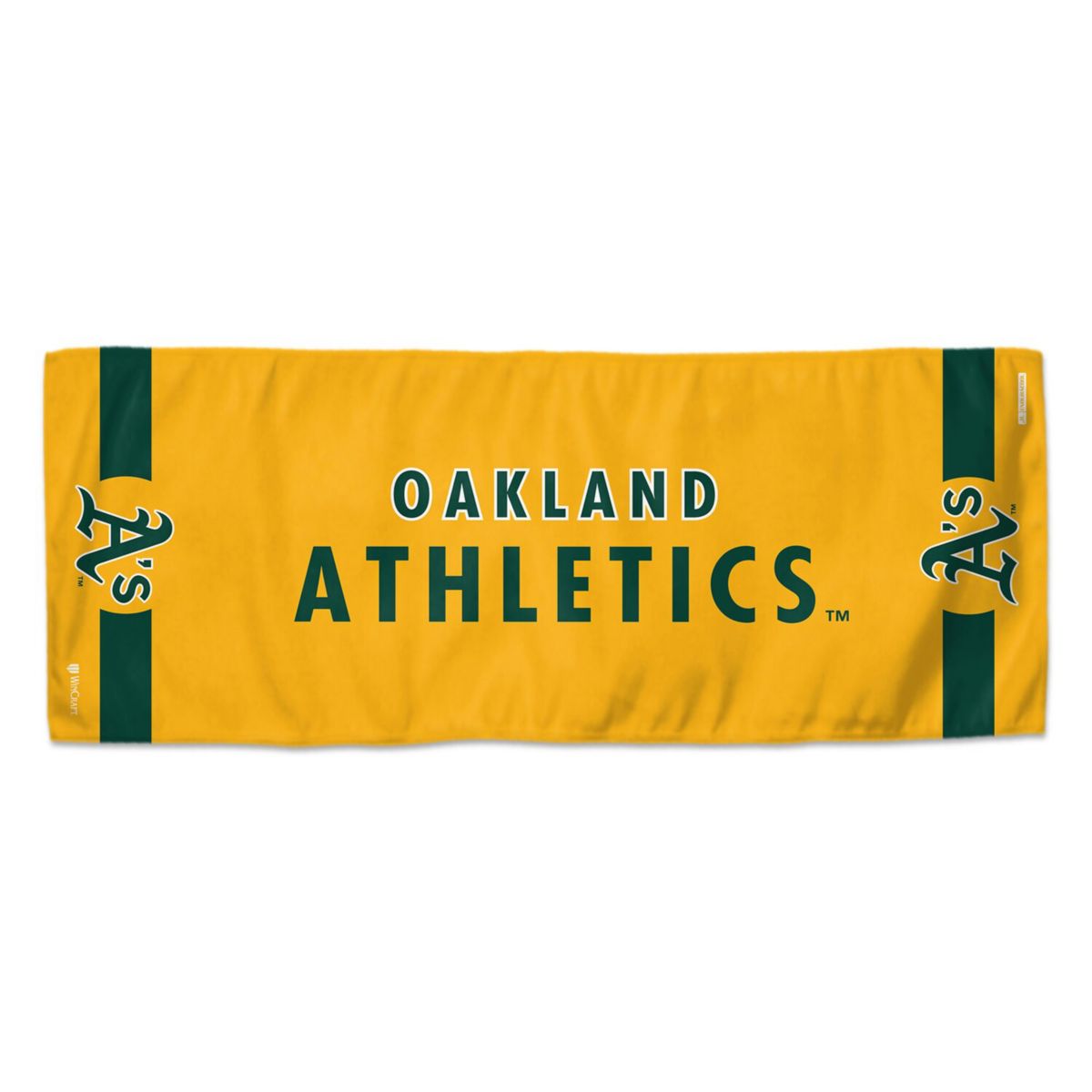 WinCraft Oakland Athletics 12 & # 34; х 30 & # 34; Двустороннее охлаждающее полотенце Unbranded