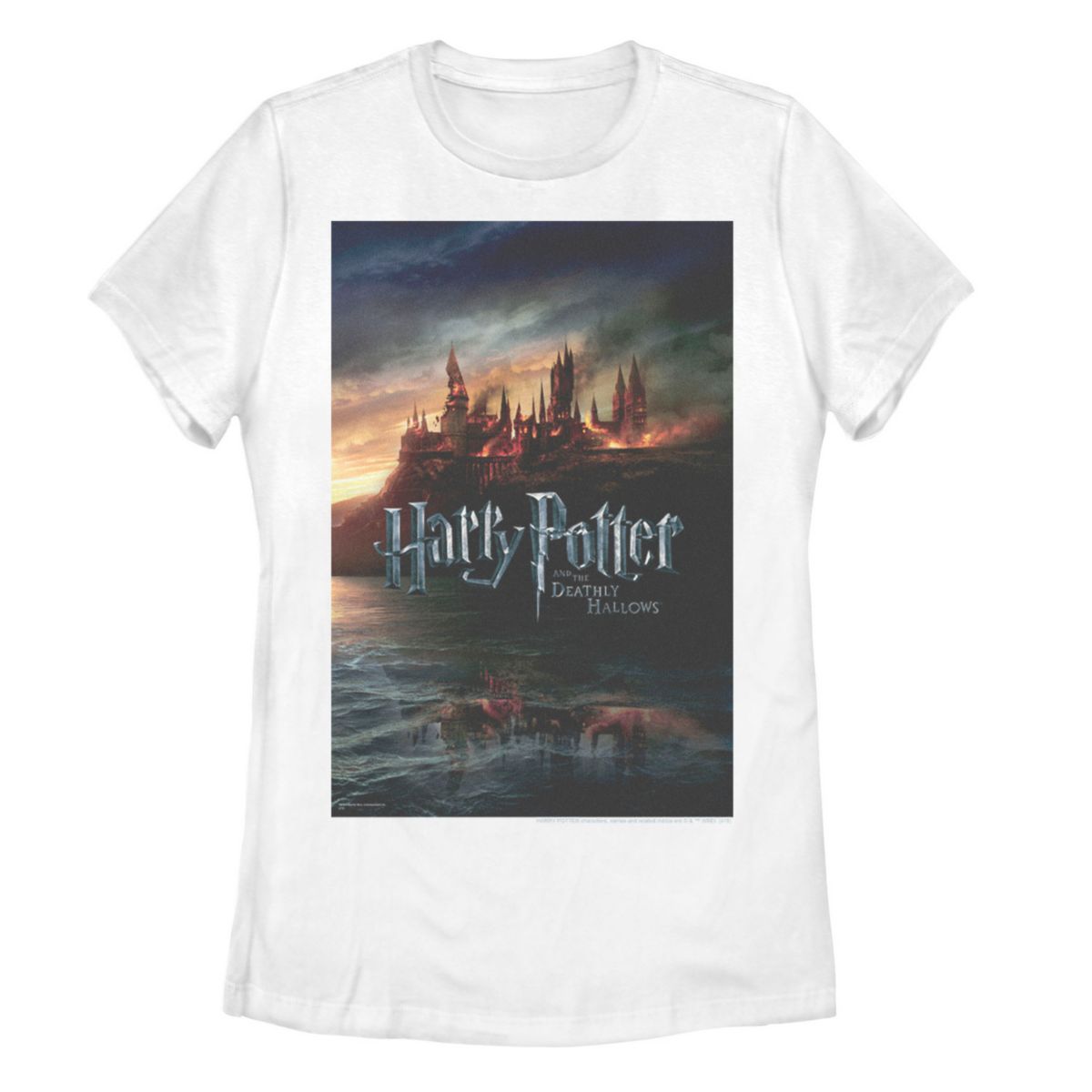 Футболка с плакатом Juniors "Гарри Поттер и Дары смерти" Хогвартс Harry Potter
