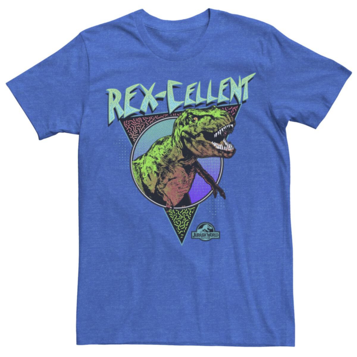 Мужская футболка Jurassic World Rex-Cellent Retro Colours Jurassic Park