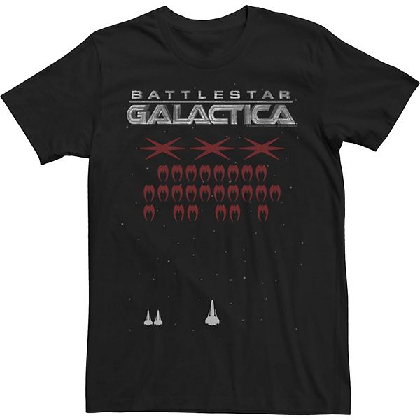 Мужская футболка Battlestar Galactica с короткими рукавами и круглым вырезом Licensed Character