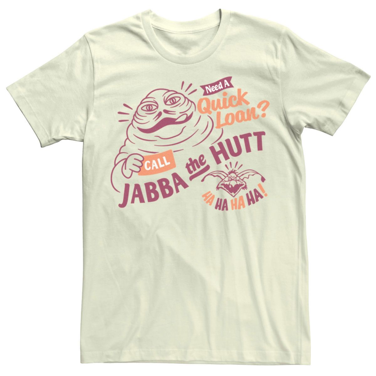 Мужская футболка Star Wars Jabba The Hutt Need A Quick Loan Star Wars