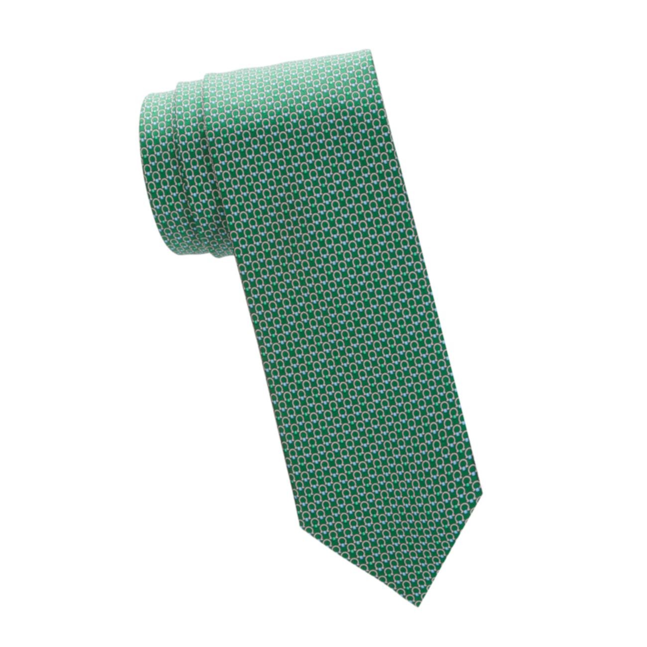Узкий галстук с графическим принтом Salvatore Ferragamo