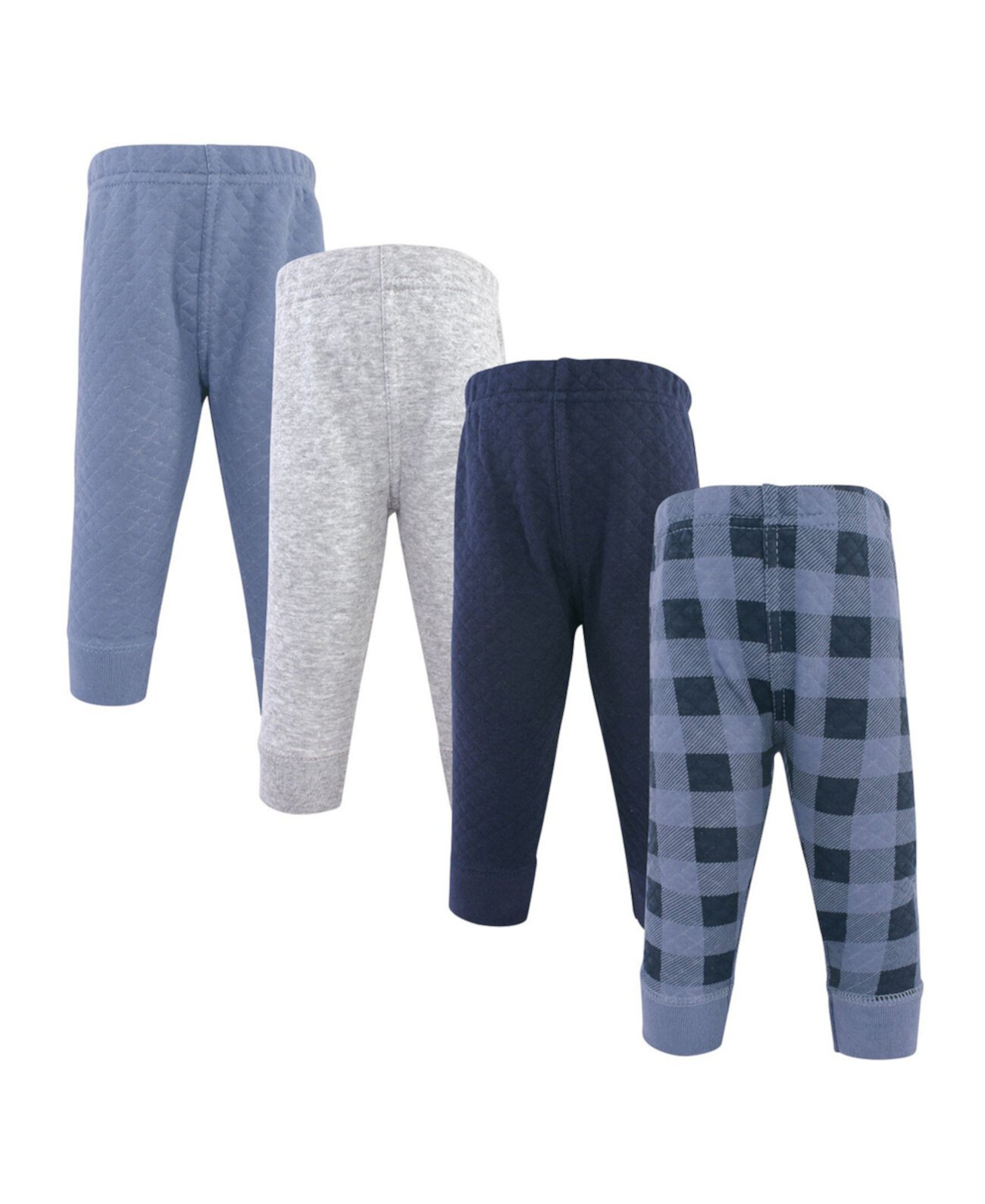 Стеганые брюки-джоггеры для мальчиков и девочек, набор из 4 шт. Hudson Baby