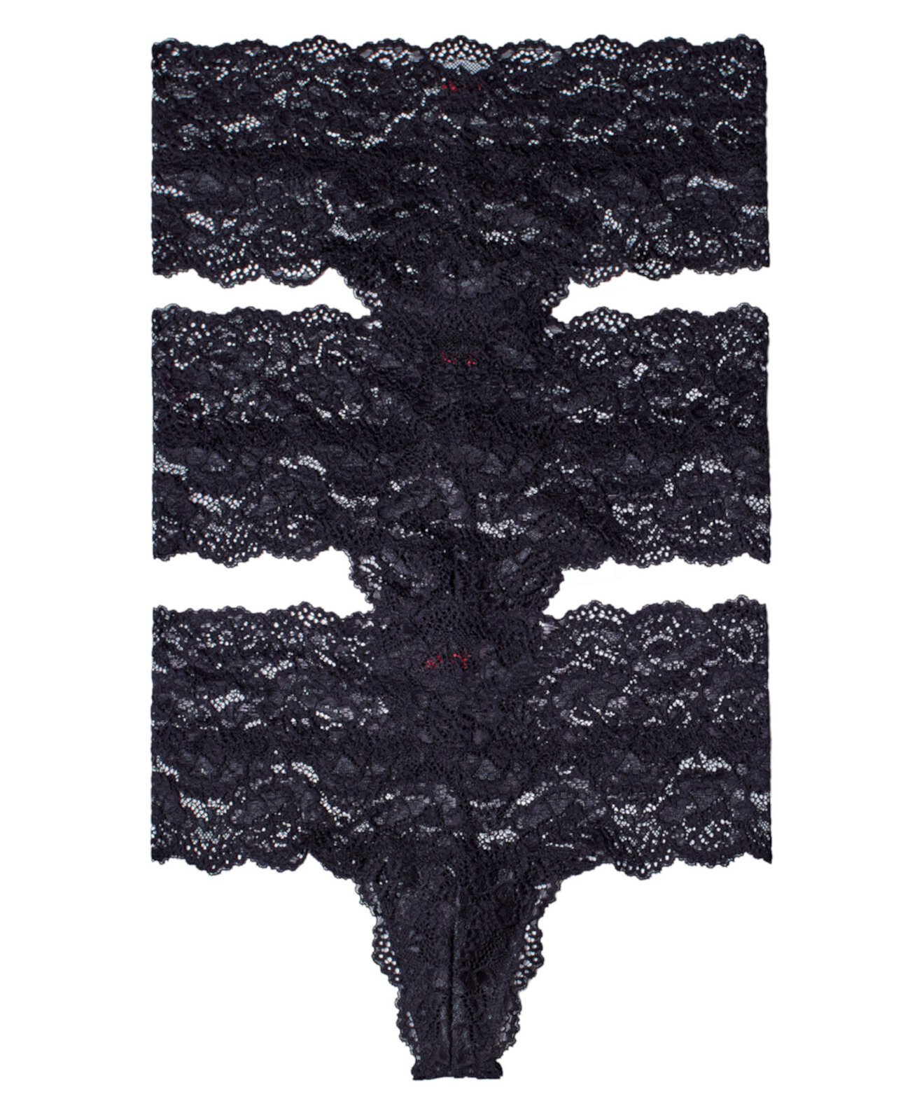 Женское нижнее белье-стринги с высокой посадкой Goddess, набор из 3 шт. Skarlett Blue