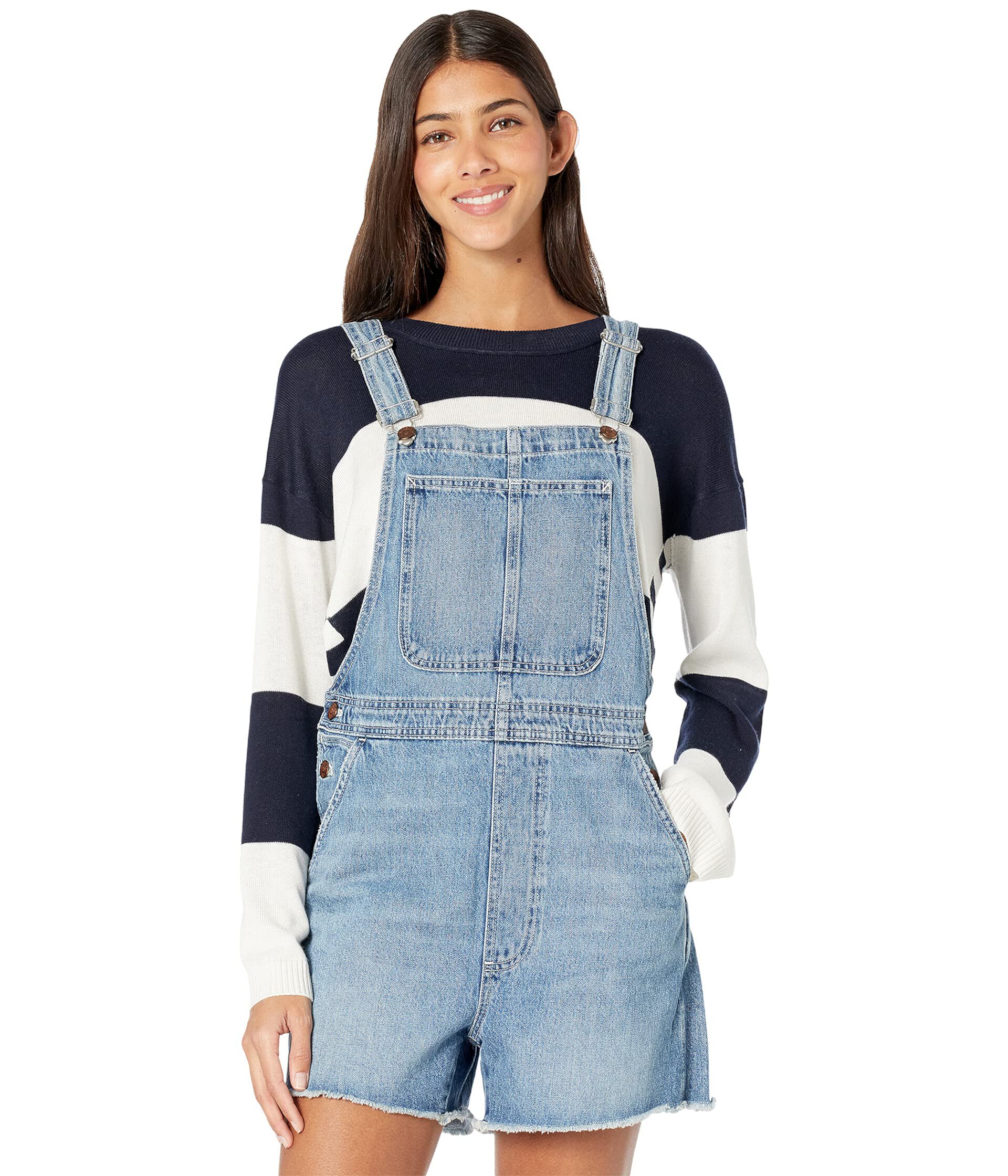 Adirondack Short Overalls in Wrightwood Wash Madewell