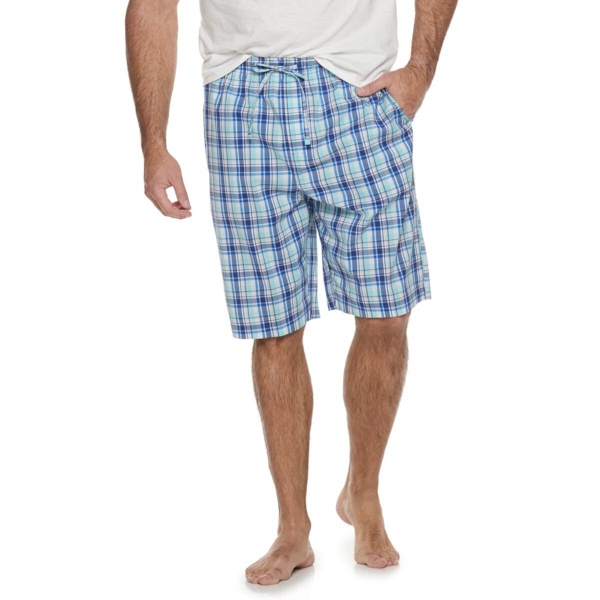 Big & Tall Croft & Barrow® Stretch Woven Pajama Shorts Croft & Barrow