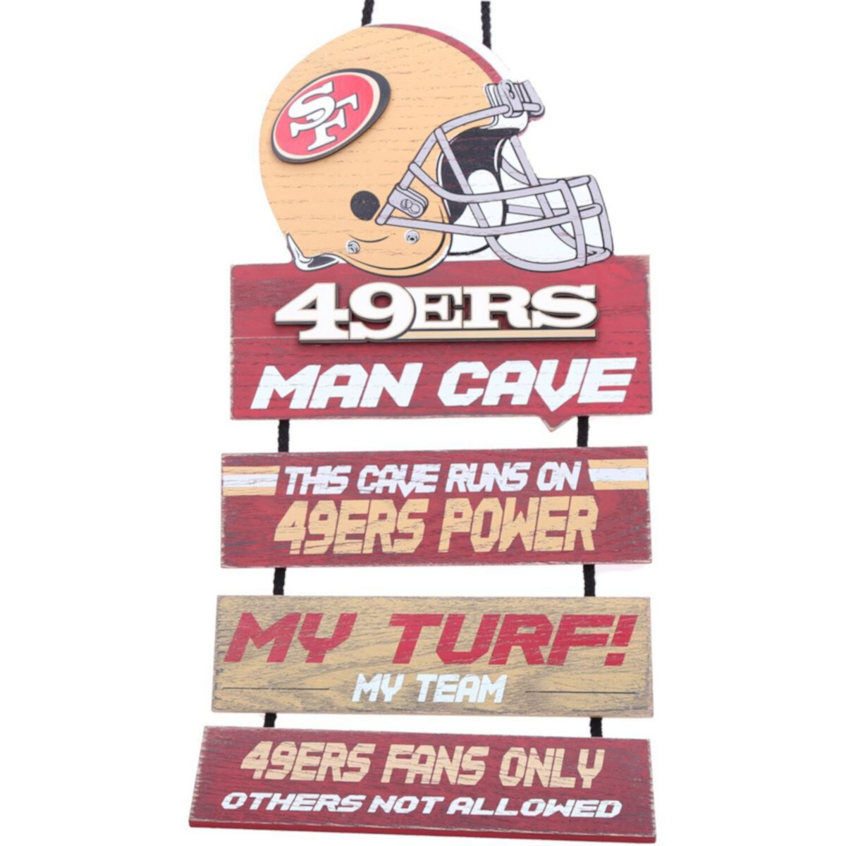 San Francisco 49ers Team Man Cave Sign Unbranded