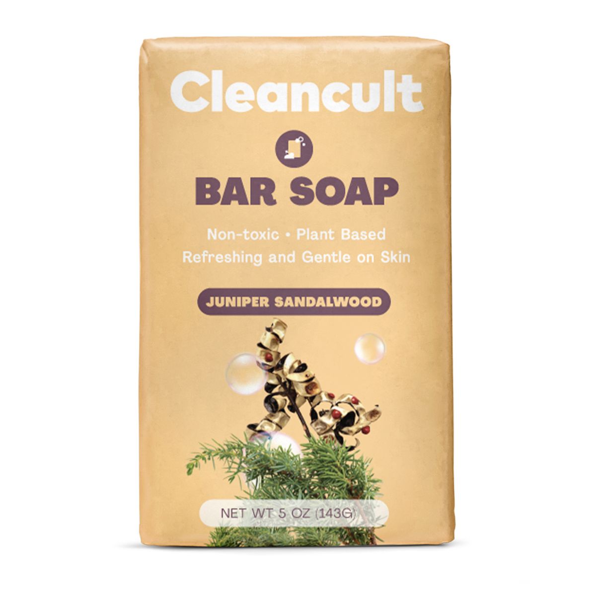 cleancult Bar Soap - Juniper Sandalwood Cleancult