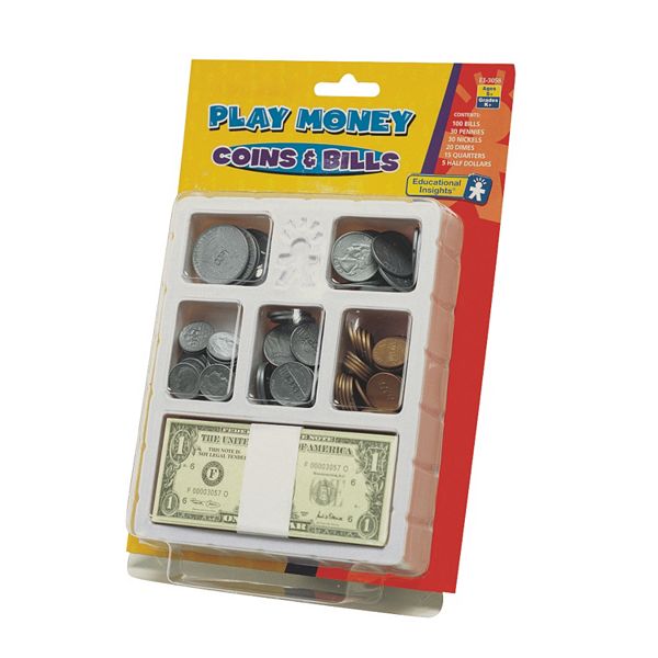 Игровой набор Educational Insights Play Money Coins & Bills Educational Insights