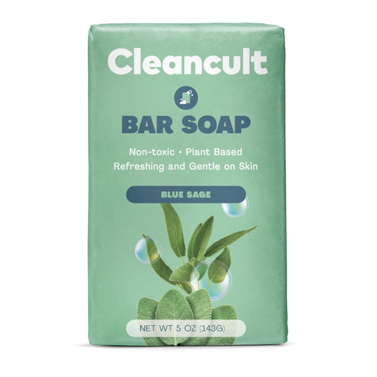 cleancult Bar Soap - Blue Sage Scent Cleancult