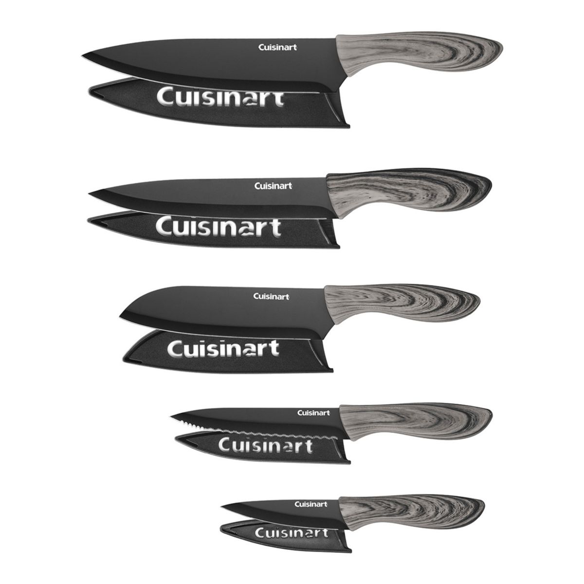 Cuisinart® Advantage 10 шт. Набор ножей из искусственного дерева с керамическим покрытием Cuisinart