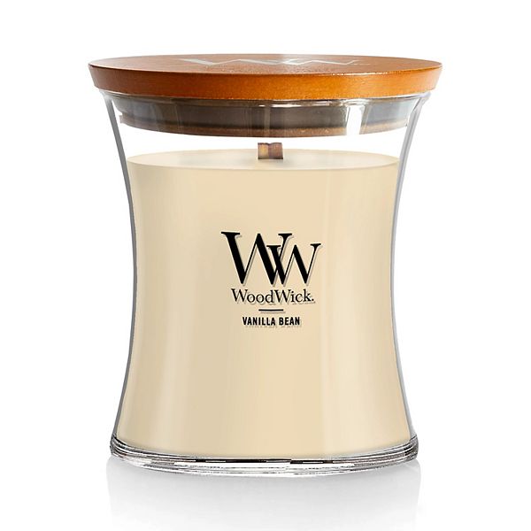 Свеча WoodWick Vanilla Bean среднего размера «Песочные часы» WoodWick