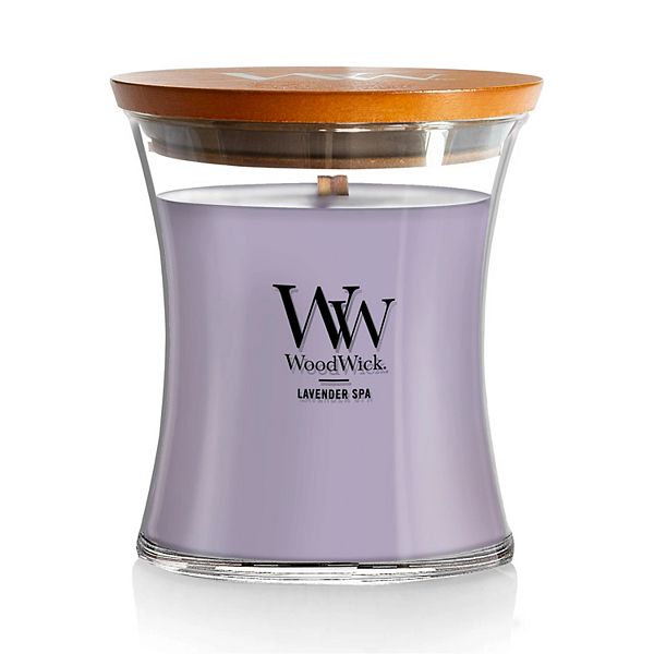 WoodWick® Lavender Spa Средняя свеча «Песочные часы» WoodWick