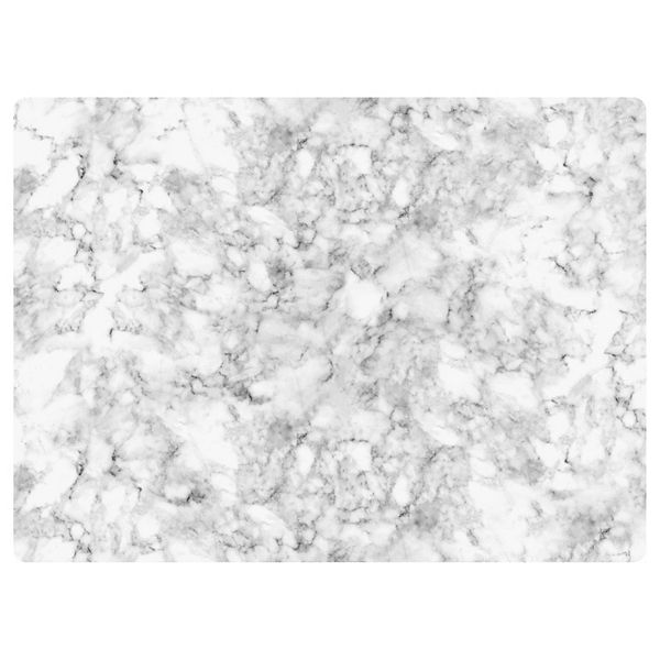 Коврик для офисного стула Classic Marble, 89 см х 120 см, устойчивый к пятнам, коммерческий полиэстер Bungalow Flooring