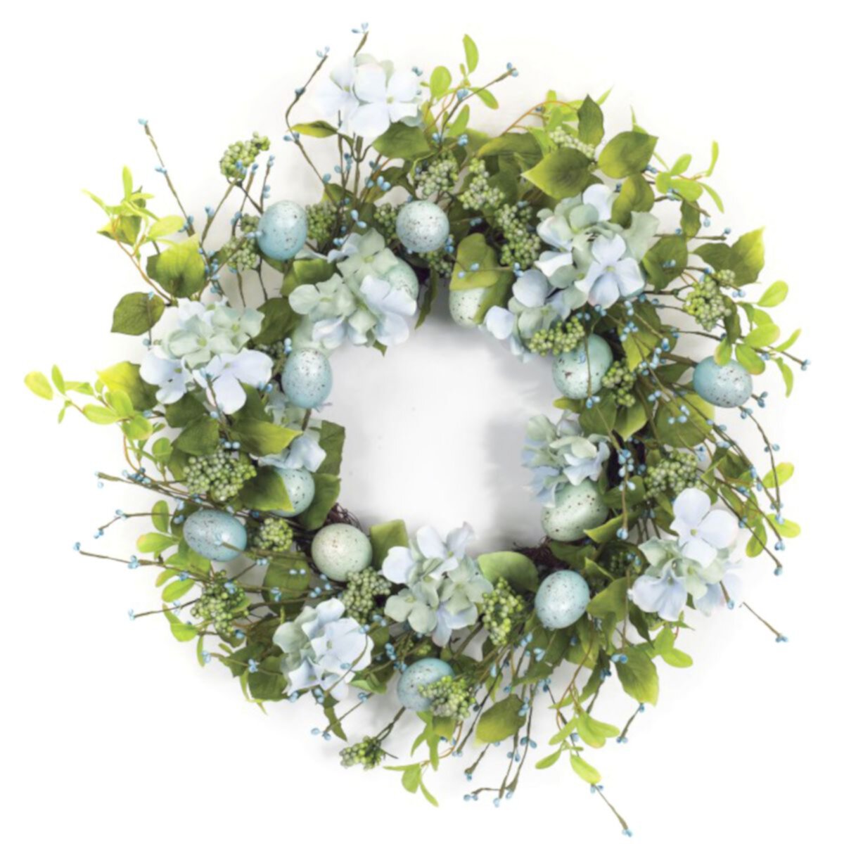 Melrose Artificial Egg & Floral Wreath Melrose