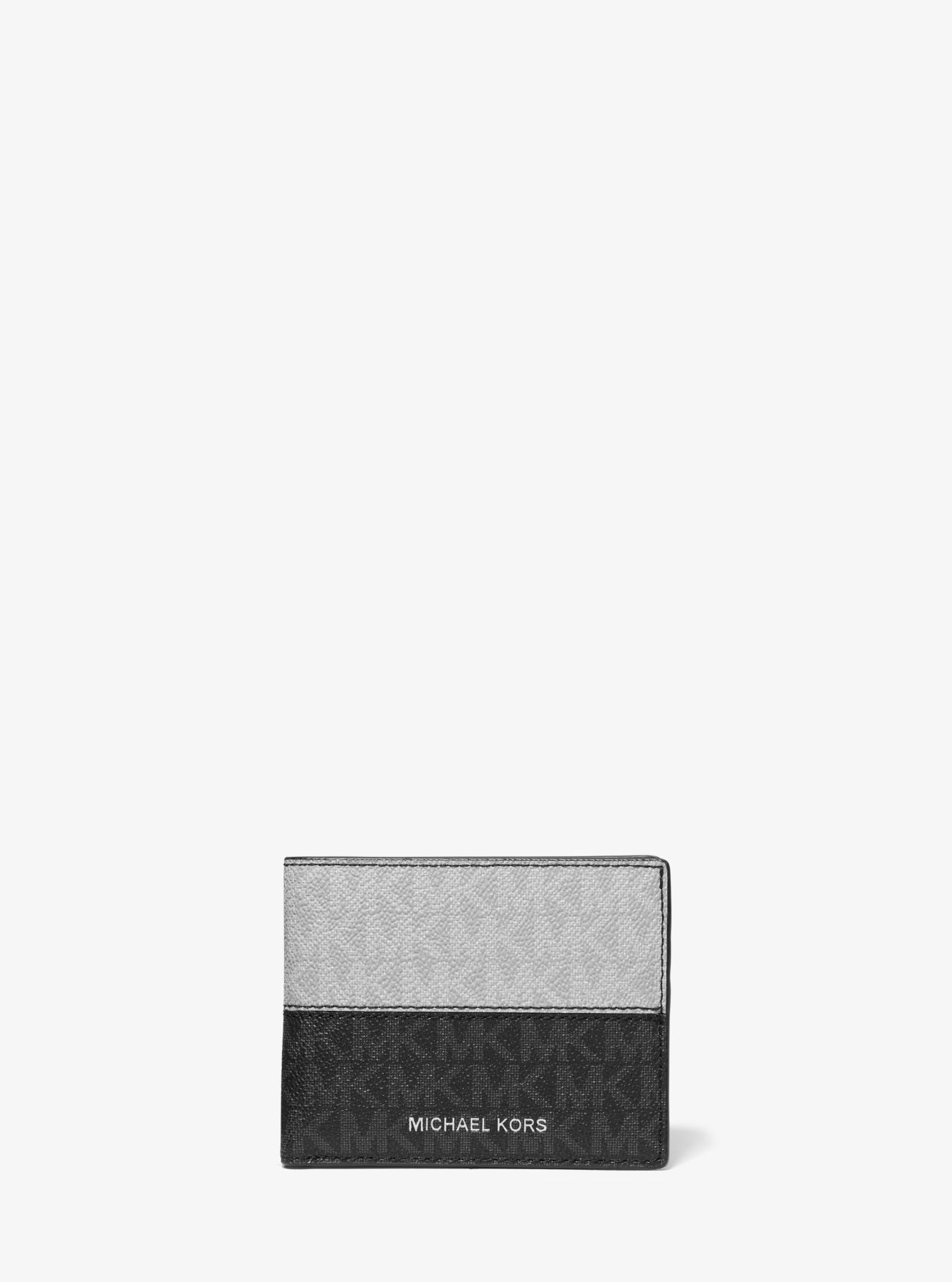 Бумажник-бумажник с цветным блоком и логотипом на цепочке для ключей Michael Kors