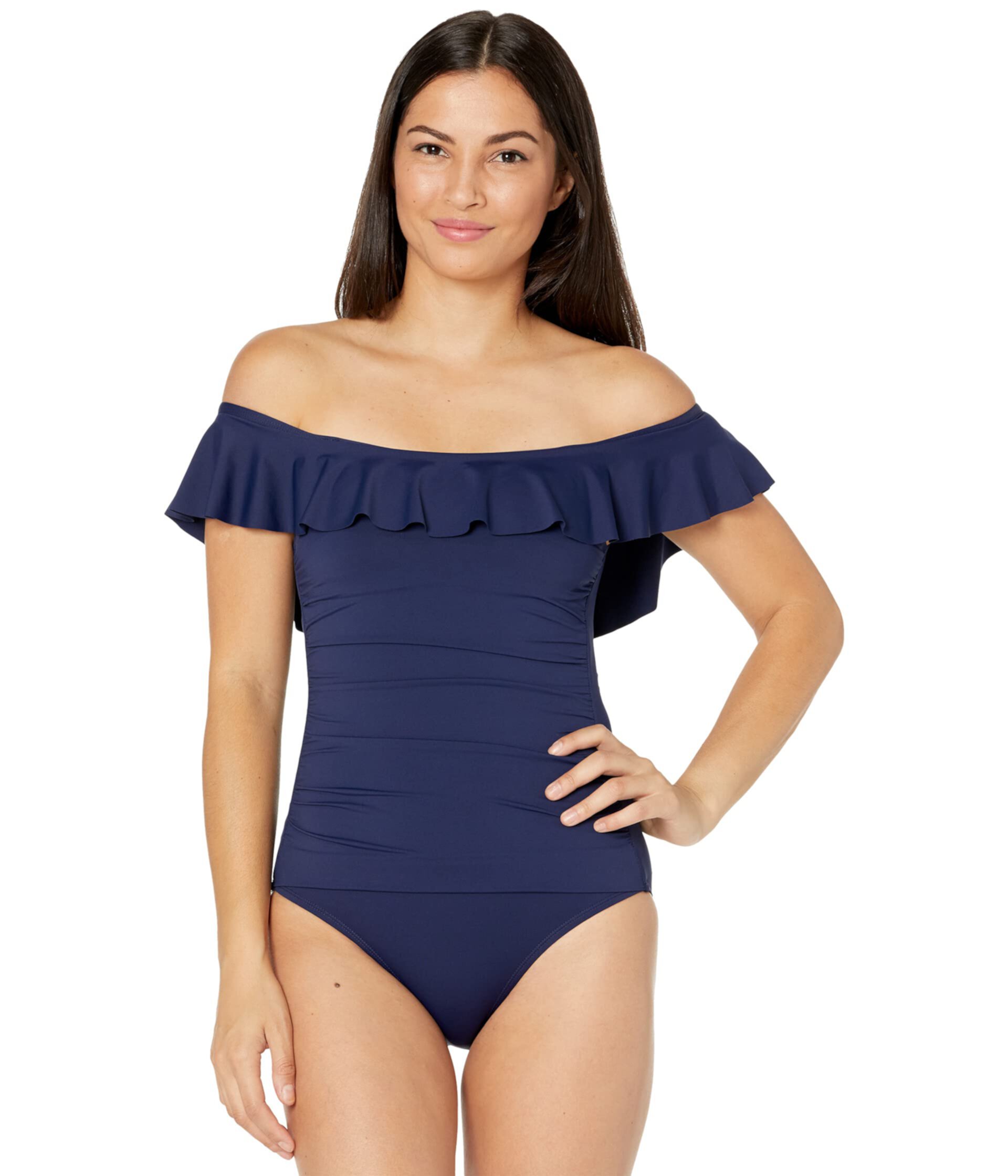 Pearl Off-the-Shoulder One-Piece Tommy Bahama