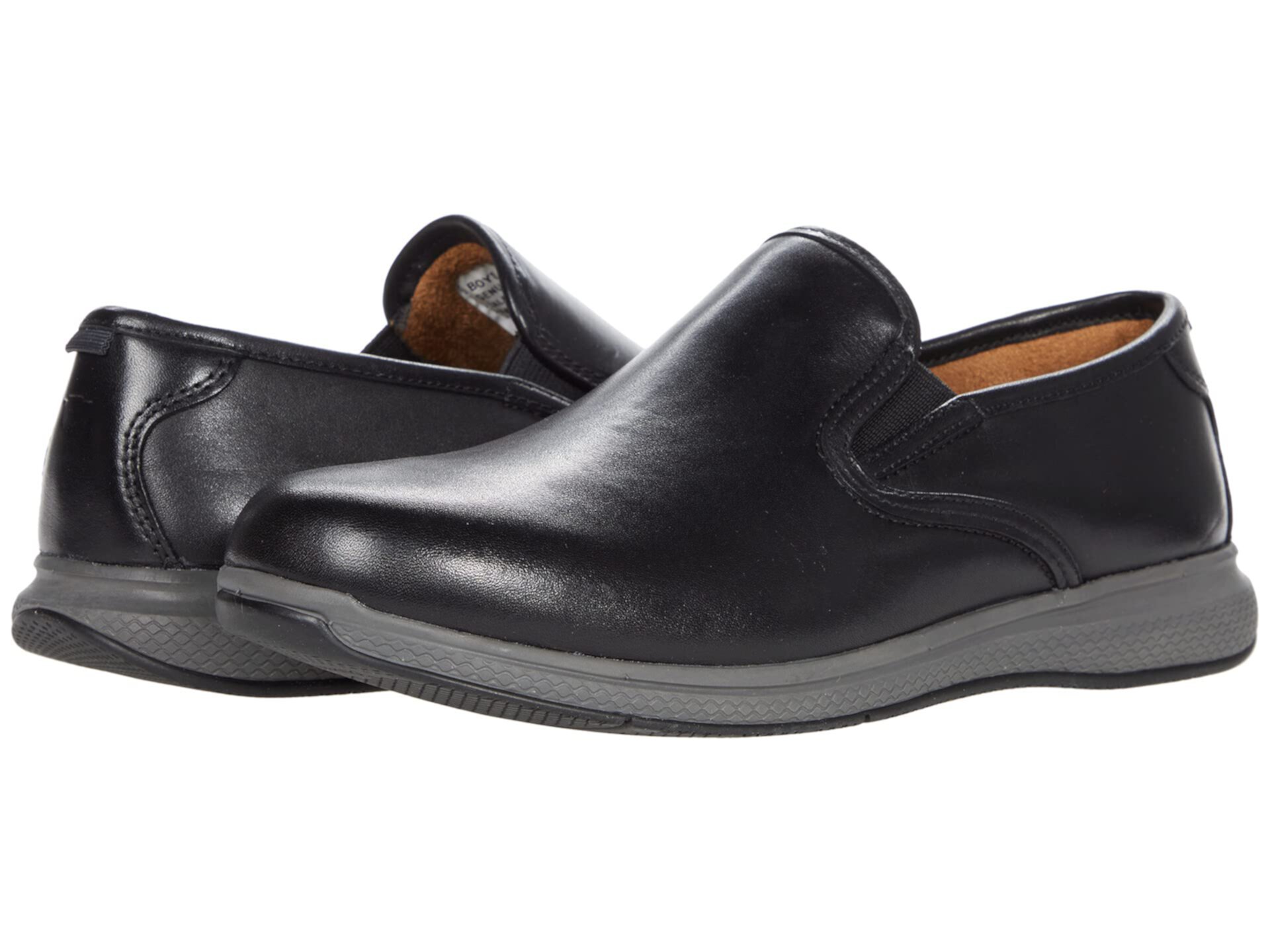 Модель Great Lakes Plain Slip-On от Florsheim Kids для детей с удобными эластичными боковыми вставками Florsheim Kids