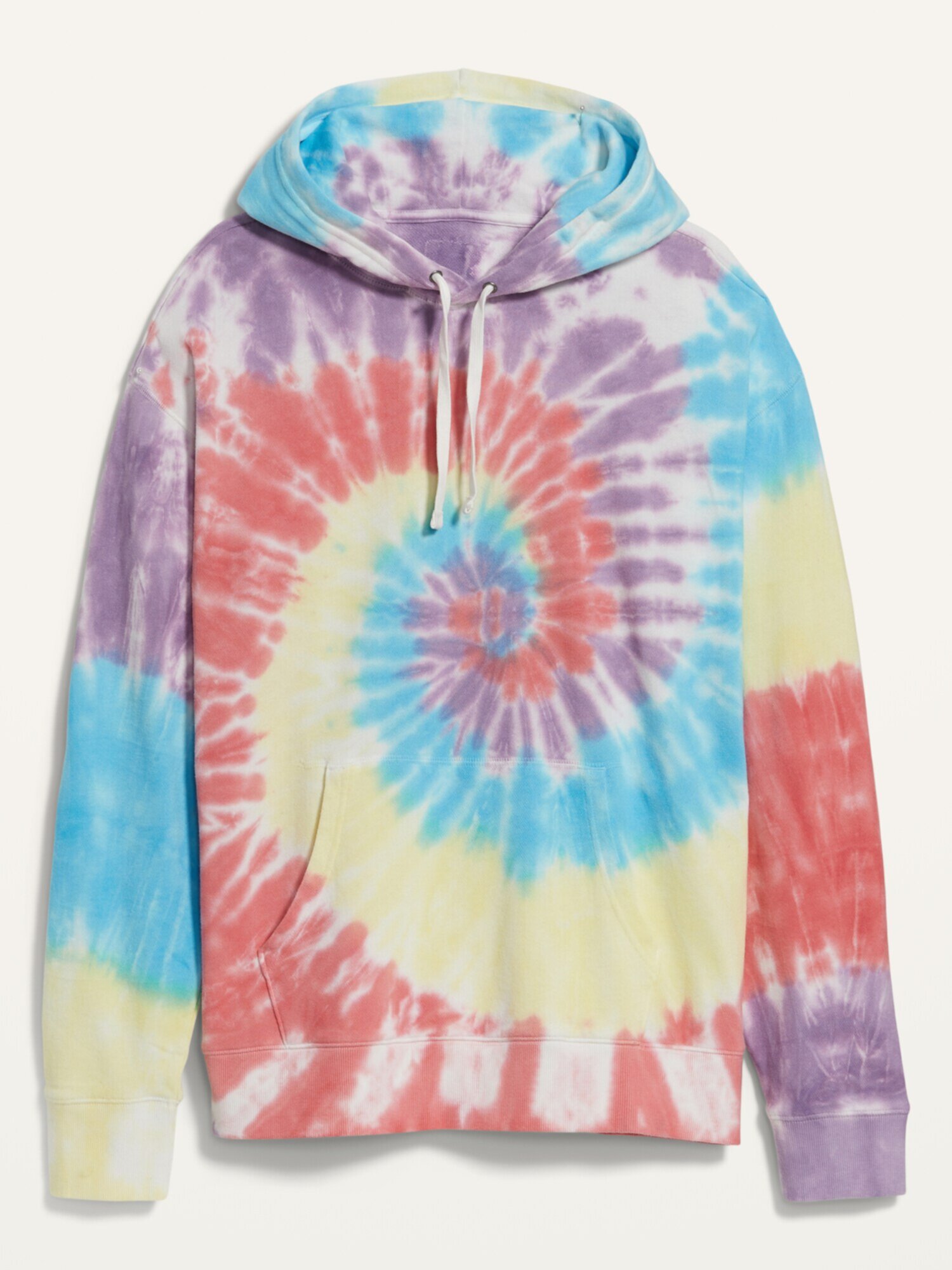 Vintage Gender-Neutral Tie-Dyed Pullover Hoodie for Adults Old Navy