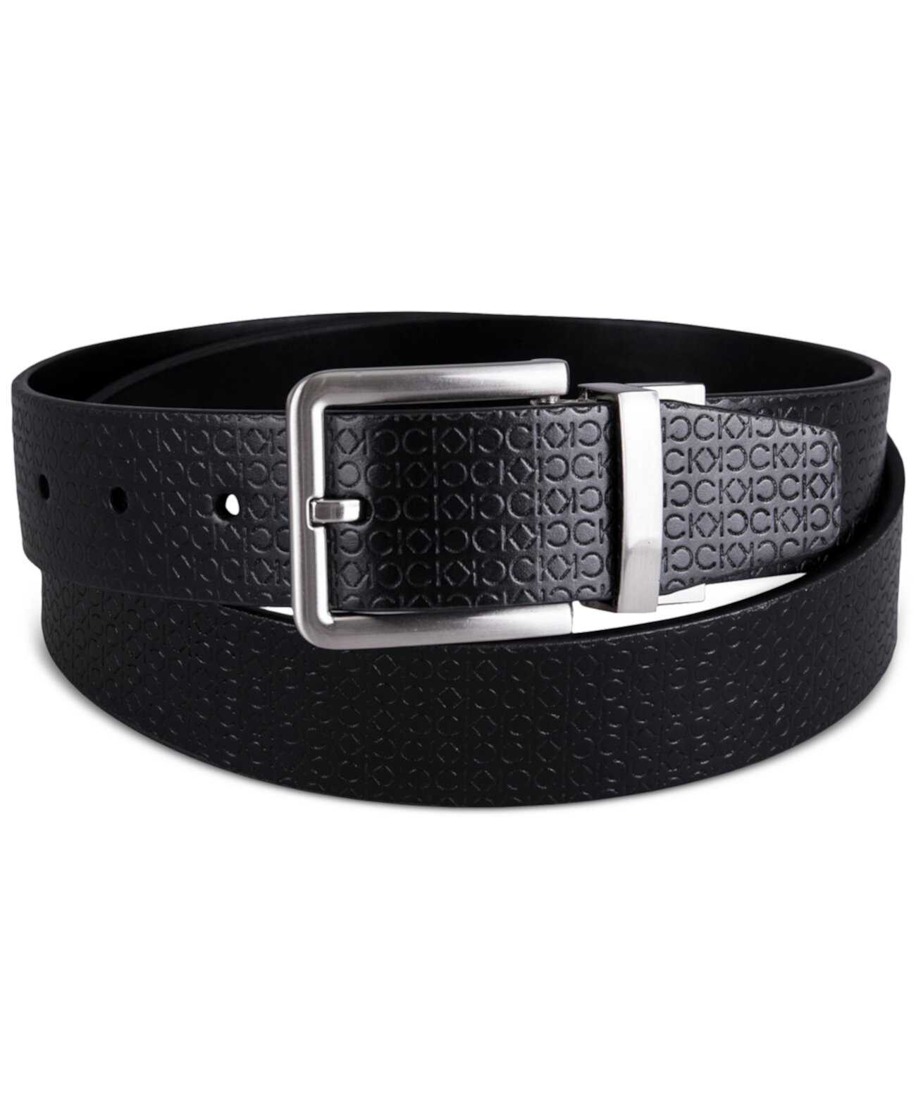 Ремень Calvin Klein Men's Micro Logo Strap Reversible Casual Belt Calvin Klein