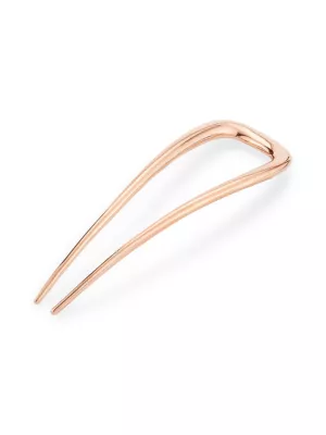 Small Sleek Rose Goldplated Hair Pin Deborah Pagani