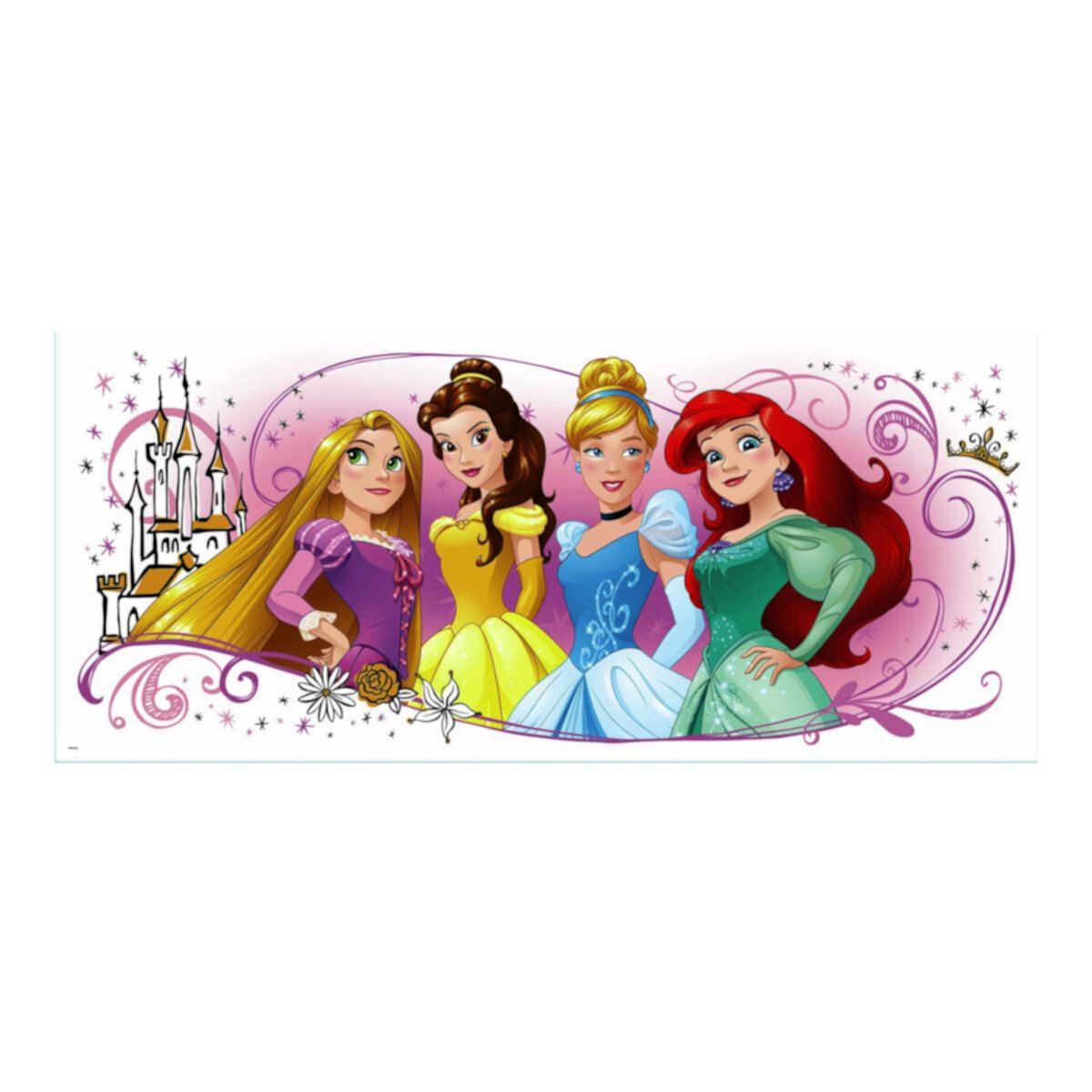 Наклейка на стену Disney Princess Friendship Adventures от RoomMates RoomMates