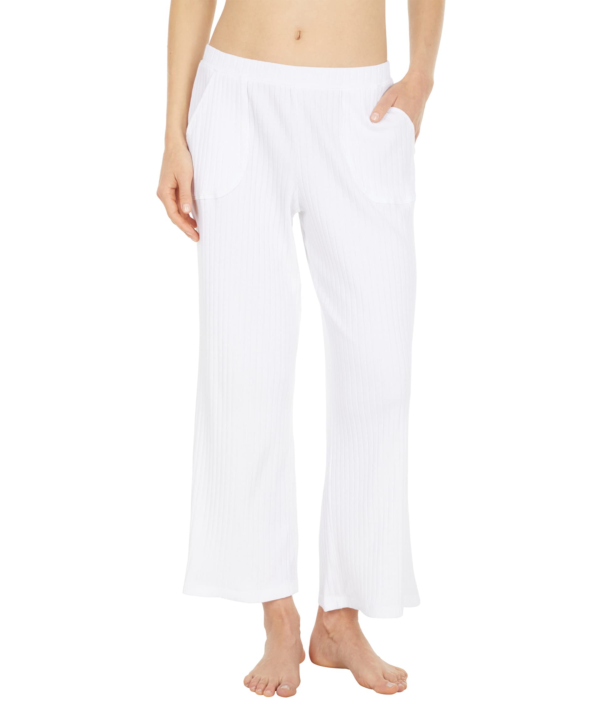 Rib Cropped Lounge Pants Yummie