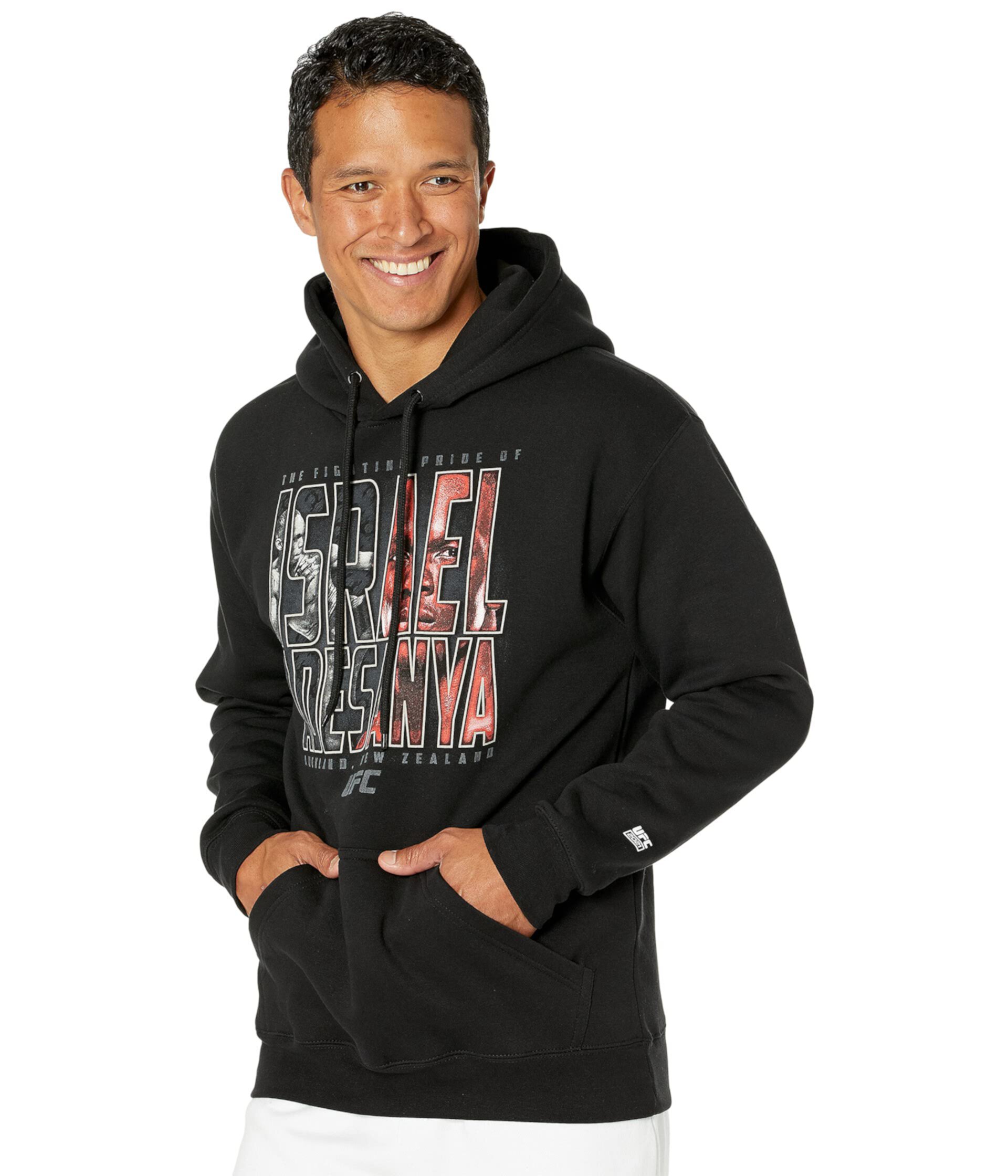 Isreal Adesanya Fighting Pride Fleece Hoodie Ufc