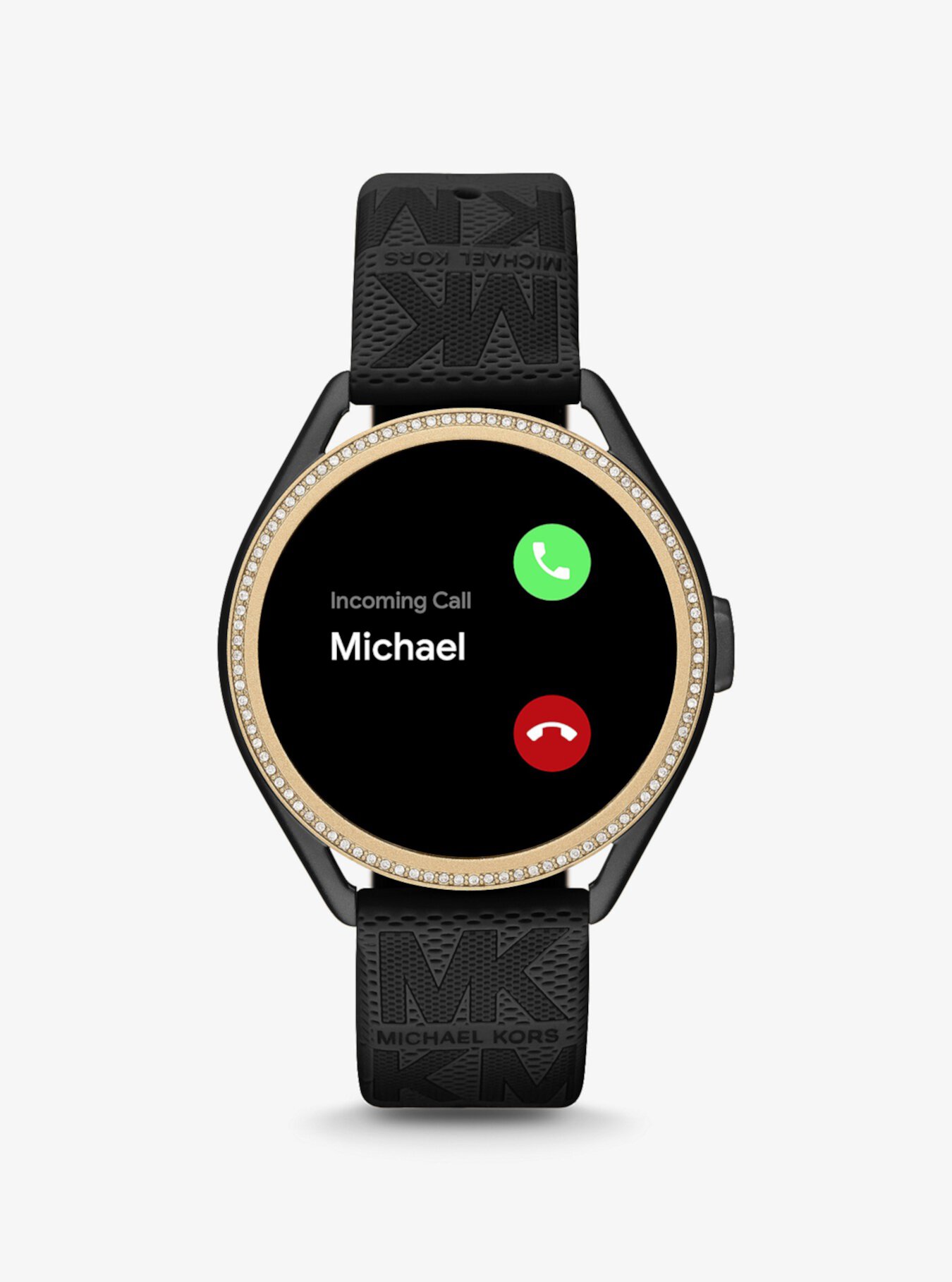 Двухцветные умные часы Michael Kors Access Gen 5E MKGO с резиновым логотипом и логотипом Michael Kors