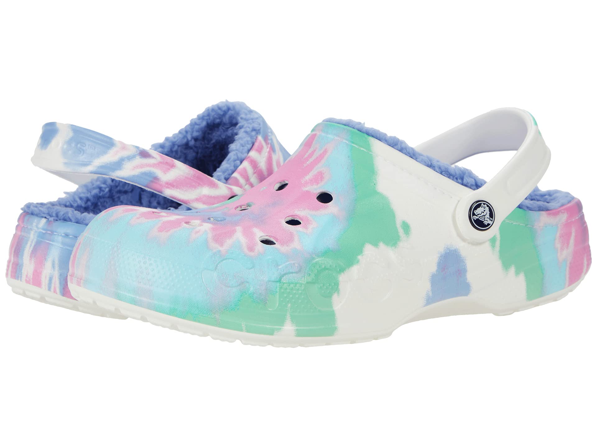 Baya Lined Tie-Dye Graphic Clog Crocs