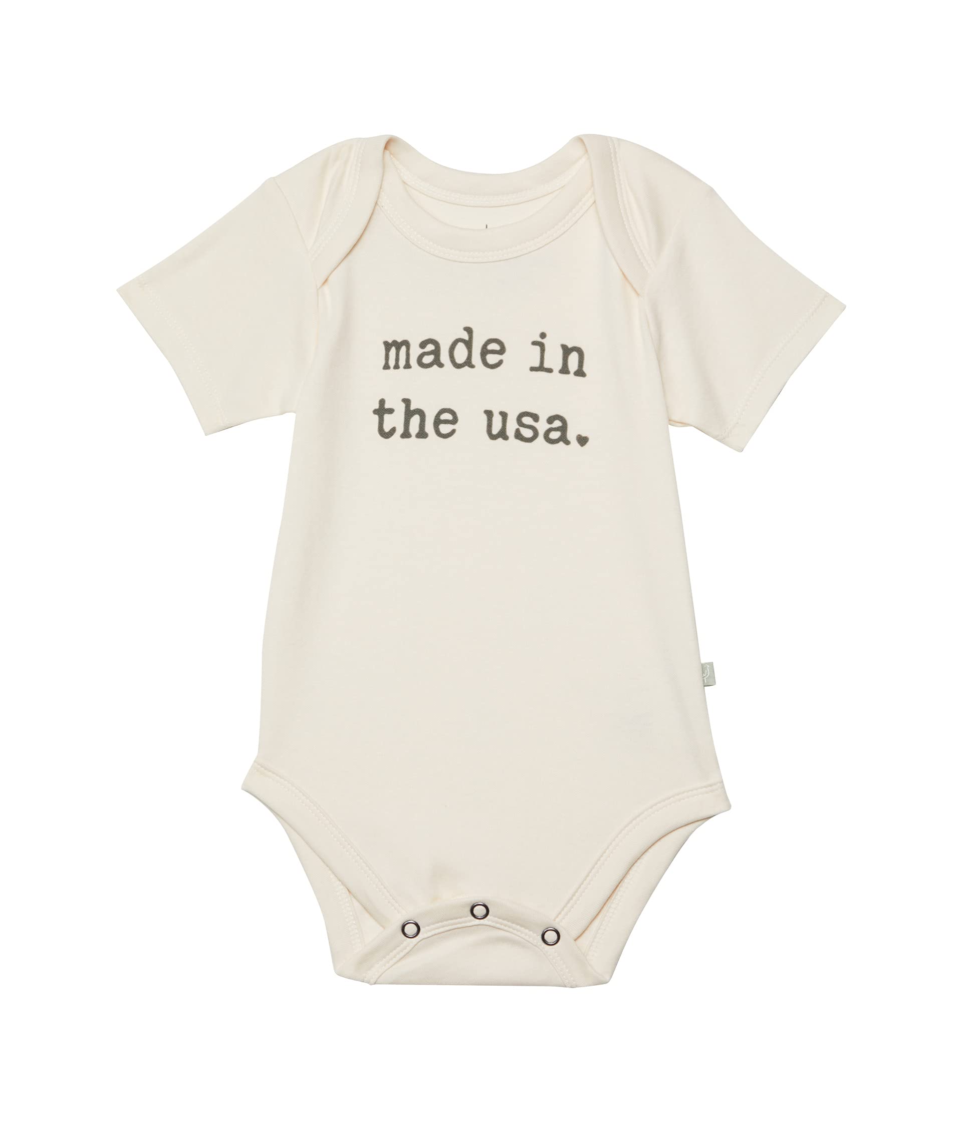 Сделано в США Боди с короткими рукавами и рисунком на коленях (для младенцев) Finn + emma